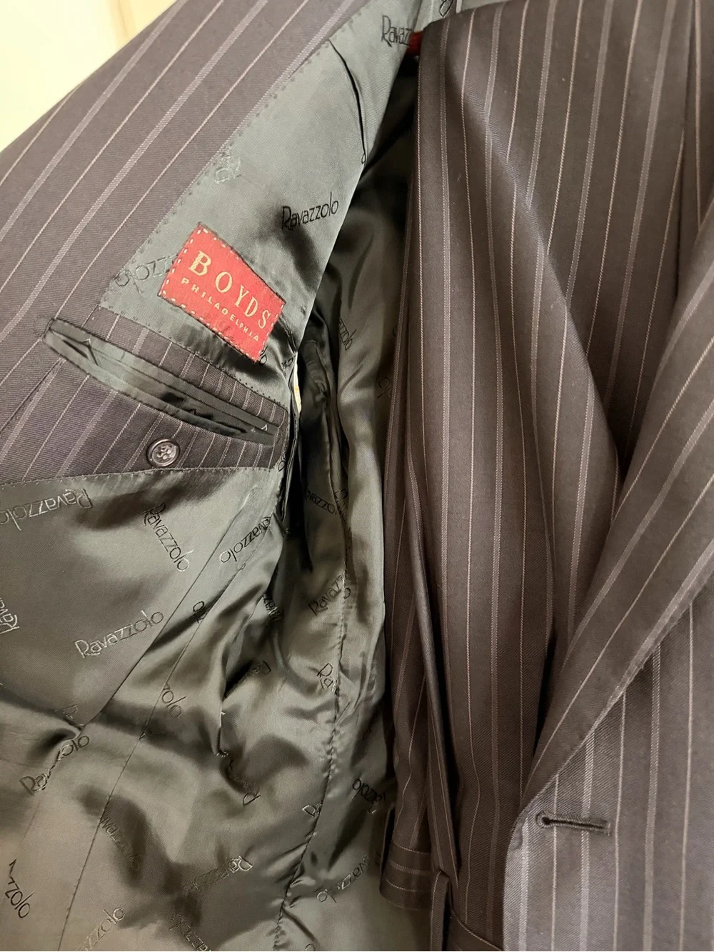 Ravazzolo Pinstripe Full Suit